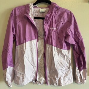 Columbia Lavender and White Outdoor Jacket